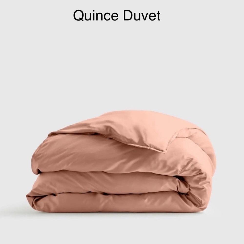 Quince Duvet only Color Clay full/queen 100% viscose from organic bamboo
